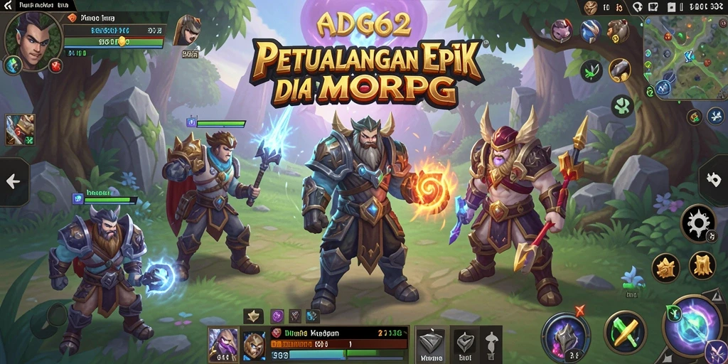 Tampilan luar biasa dari gameplay MMORPG di ADG62.