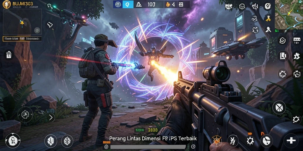 Tampilan gameplay BUMI303 yang mendebarkan dan penuh aksi.
