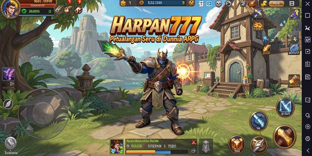 Tampilan menarik dari permainan HARAPAN777 dengan pertarungan epik.