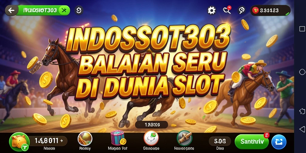 Tampilan menegangkan dari balapan di INDOSLOT303.