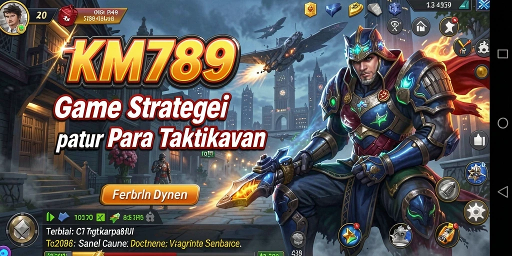 Screenshot gameplay KM789 menampilkan strategi pertempuran yang seru.