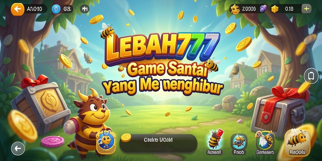 Gameplay menarik dari LEBAH777 yang penuh warna.
