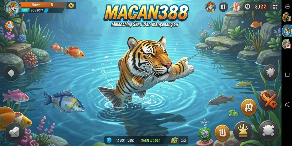 Screenshot gameplay memancing yang menarik di MACAN388.