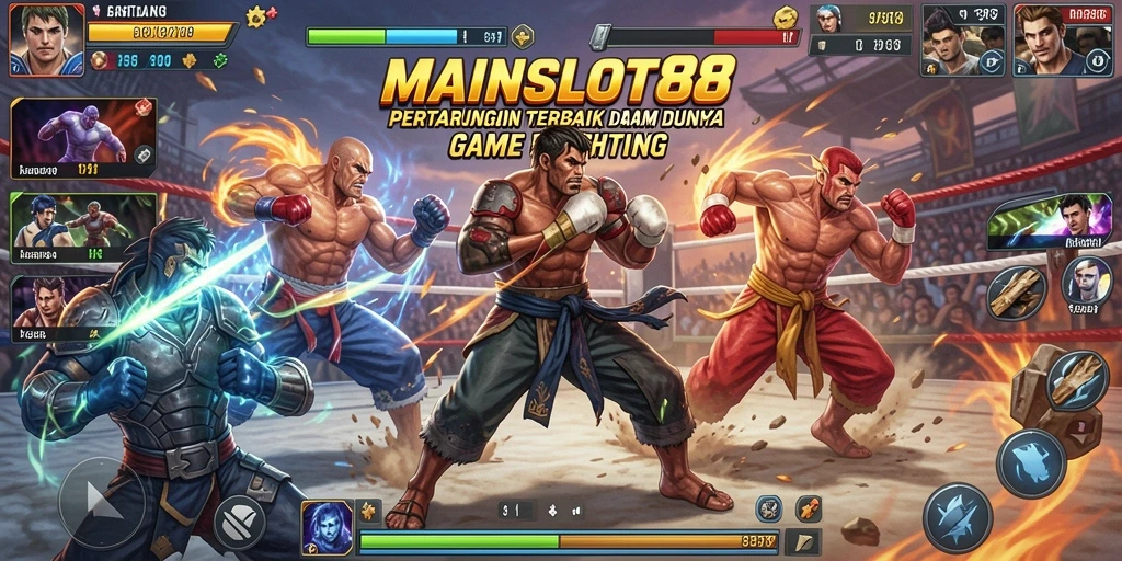 Gambaran gameplay MAINSLOT88 dalam aksi Fighting yang seru.