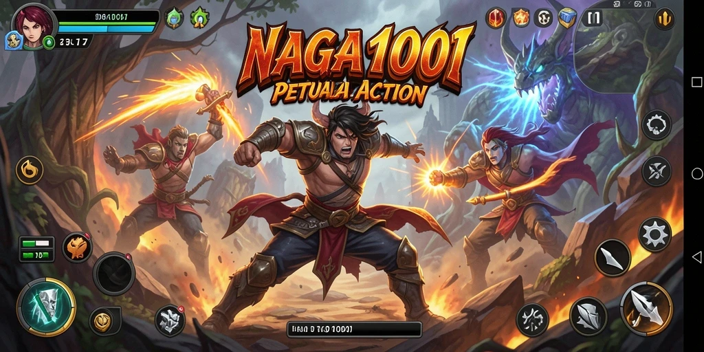 Tampilan menegangkan dari gameplay NAGA1001 yang penuh aksi.