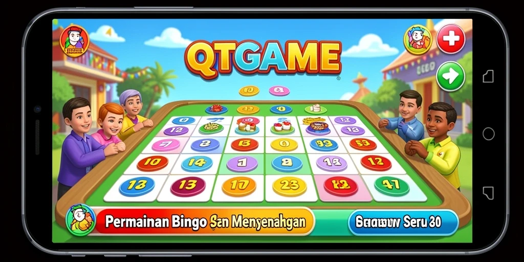 Tampilan gameplay Bingo yang seru dan interaktif di QTGAME.