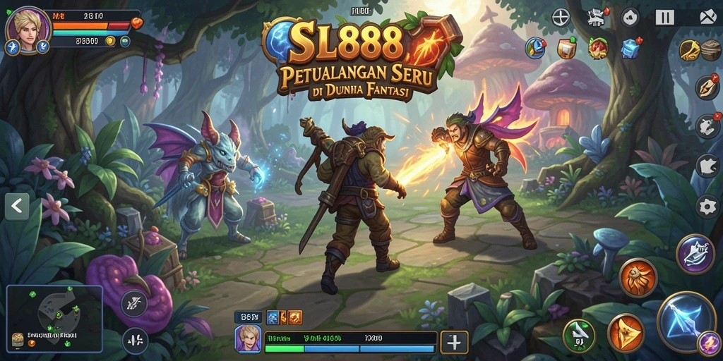 Tangkapan layar gameplay SL888 yang menampilkan petualangan mendebarkan.