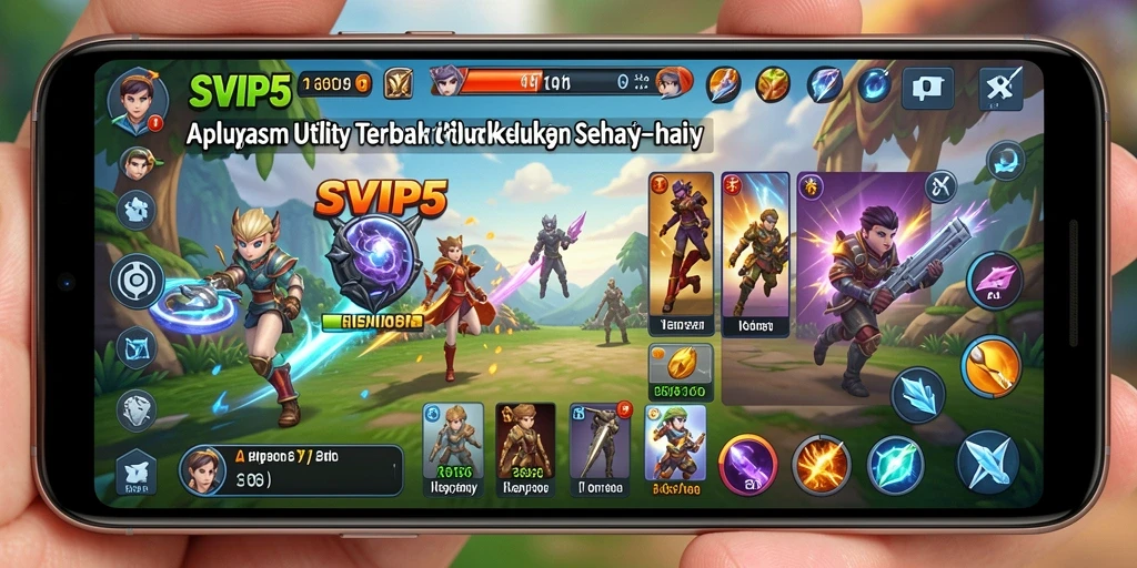 Tampilan antarmuka menarik dan intuitif dari SVIP5.