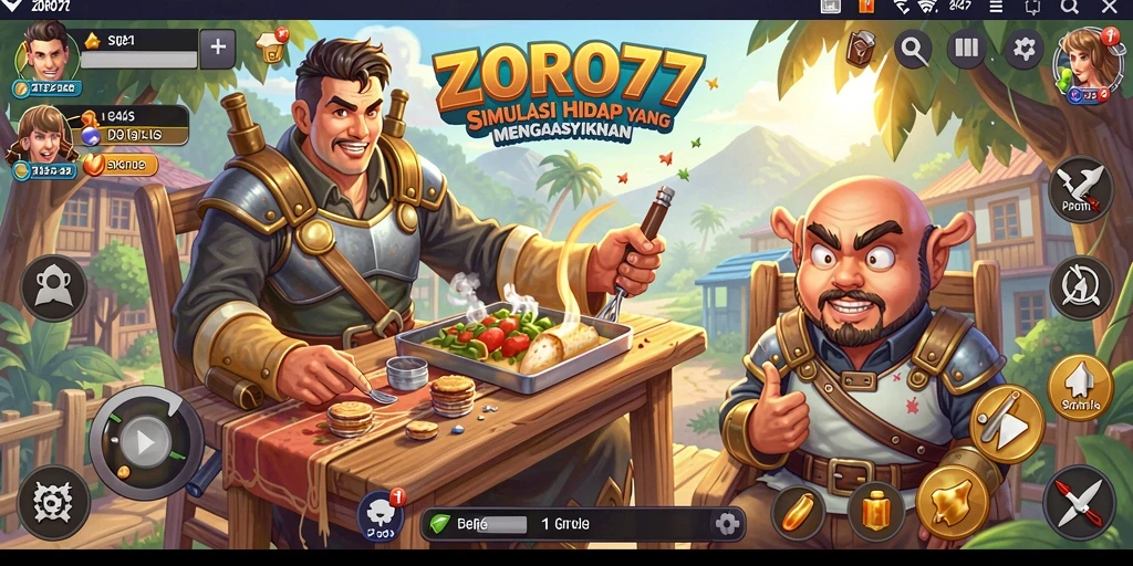 Gameplay menarik dan interaktif dari ZORO77 di dunia simulasi.